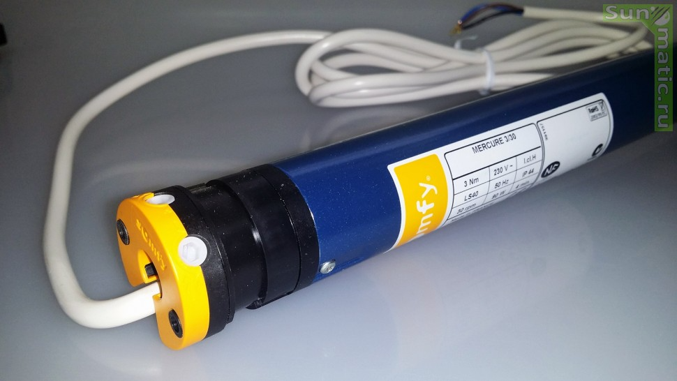 Внутривальные приводы Somfy Sonesse 40
